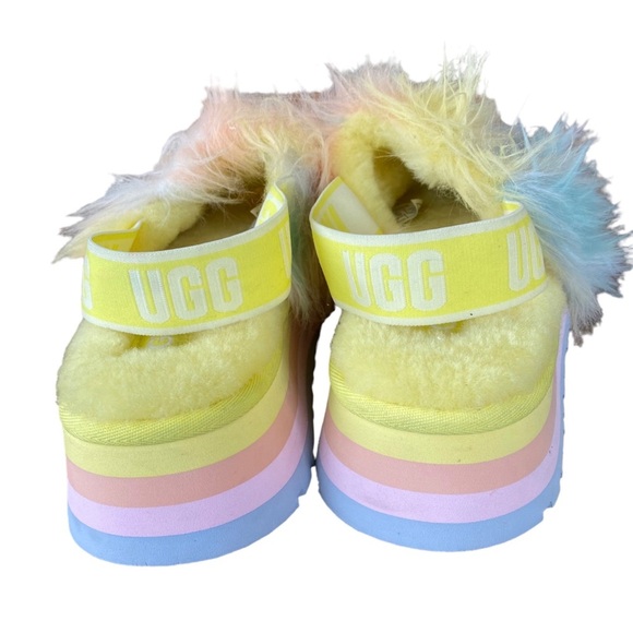 Ugg Disco Tie Dye Margarita Platform Sandals Women’s Size 7 - Picture 4 of 6